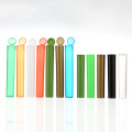 Opaque Doob Plastic Hinged Lid Blunt Tube Food Safe Storage Grade PP Joint Tube Vial